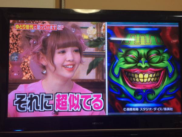 似てると思う有名人とアニメキャラ