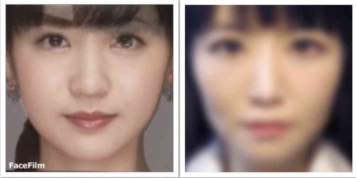 自分に似てる芸能人の最上位と最下位を合成するトピ