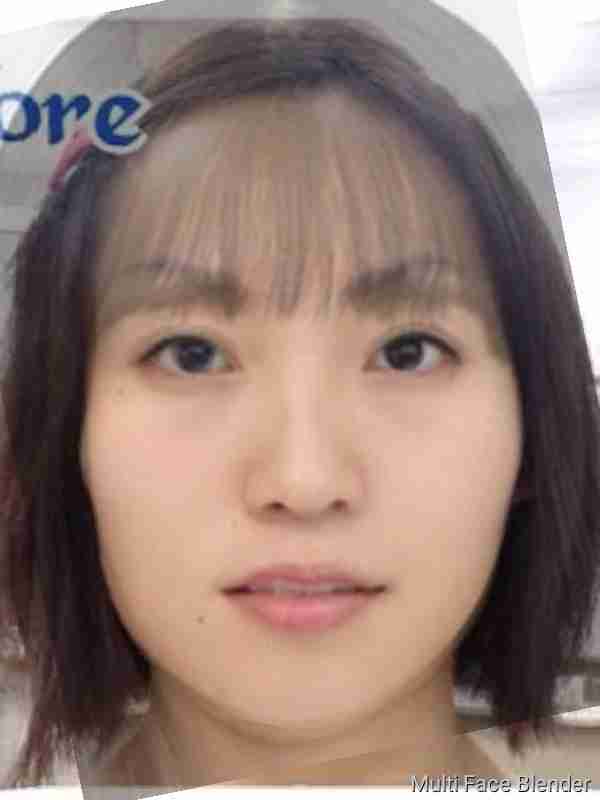 自分に似てる芸能人の最上位と最下位を合成するトピ