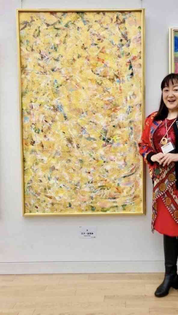 エド・はるみ、初出品で二科展に入選した絵を公開「爪跡を残していきたい」