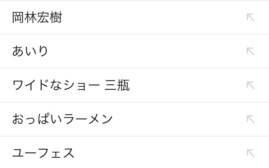 Twitterで検索した言葉