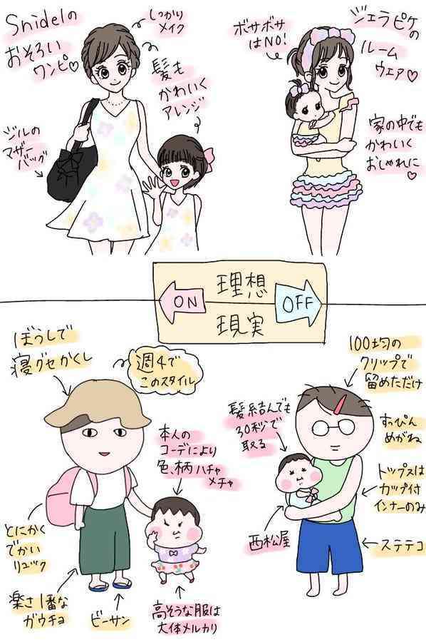 【理想】育児【現実】