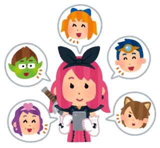 いらすとや画像で学園ストーリーを作ろう