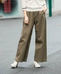 ワイドパンツが好きな人