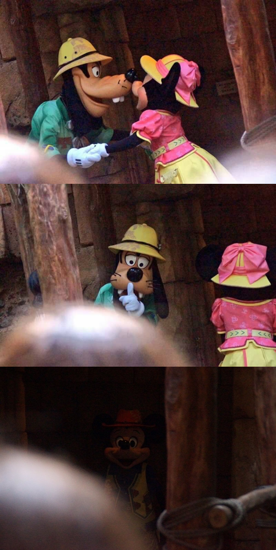 ディズニーのboketeを貼るトピ