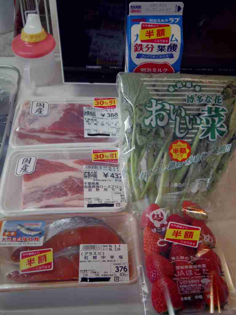 買い物かごの中身チェック