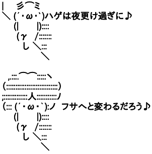 AA（アスキーアート）や画像を貼りながら、お喋りするトピPART2
