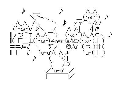 AA（アスキーアート）や画像を貼りながら、お喋りするトピPART2