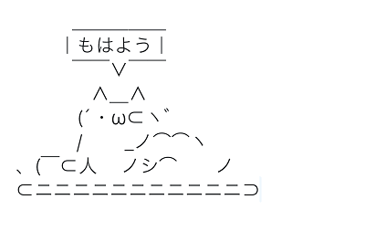 AA（アスキーアート）や画像を貼りながら、お喋りするトピPART2