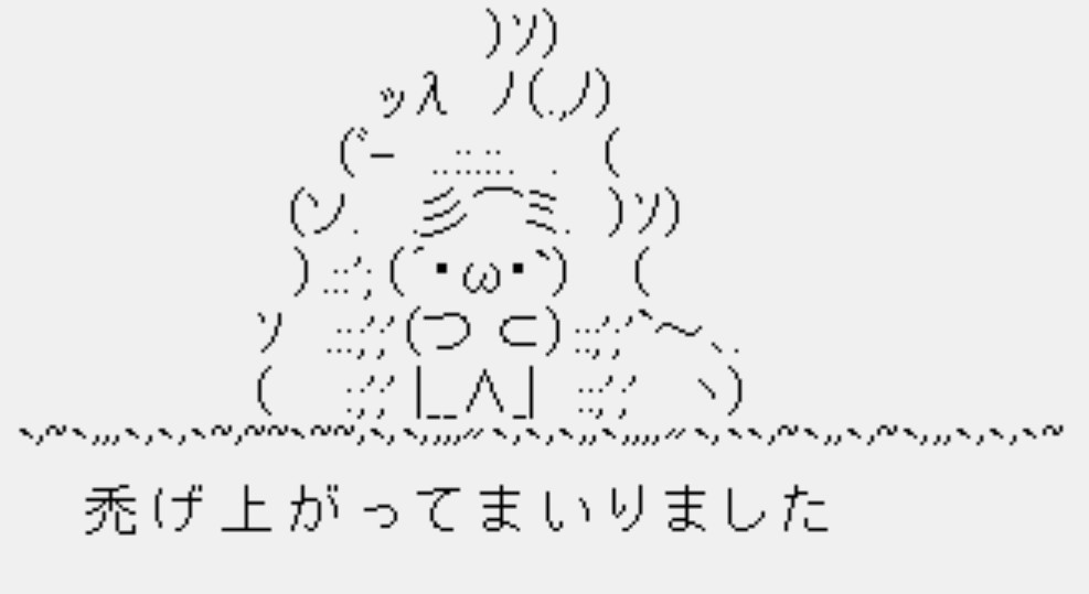 AA（アスキーアート）や画像を貼りながら、お喋りするトピPART2