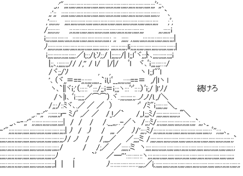 AA（アスキーアート）や画像を貼りながら、お喋りするトピPART2