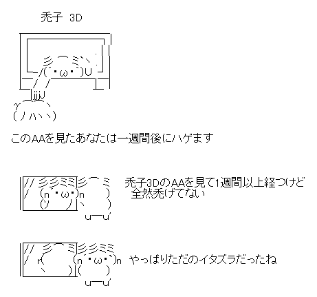 AA（アスキーアート）や画像を貼りながら、お喋りするトピPART2