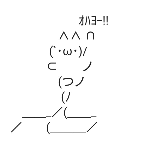 AA（アスキーアート）や画像を貼りながら、お喋りするトピPART2