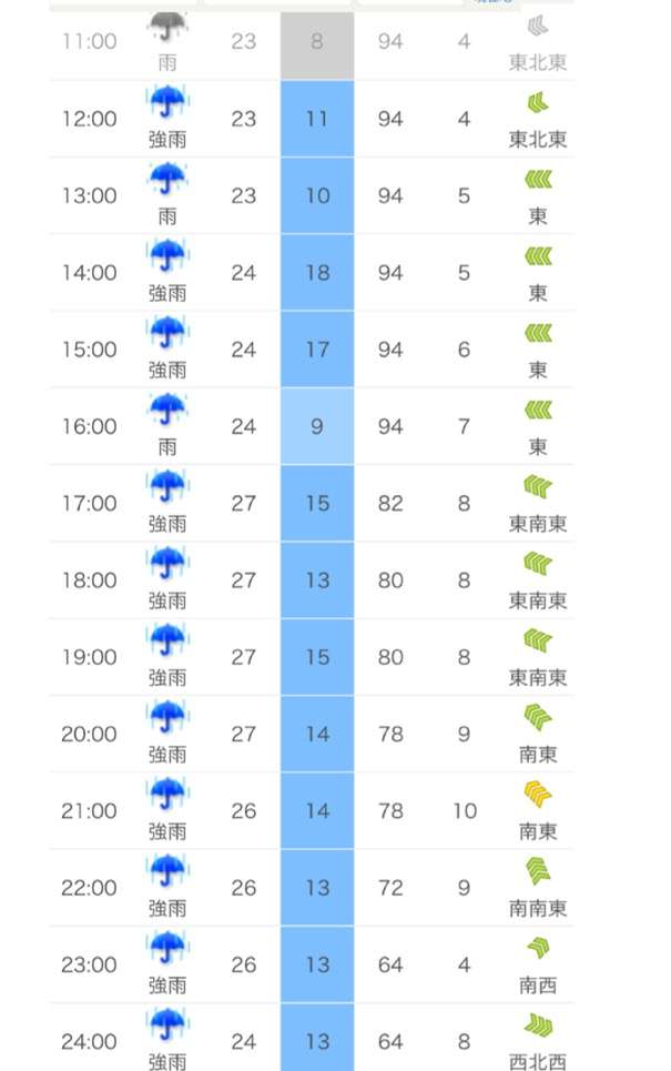 【台風】埼玉県