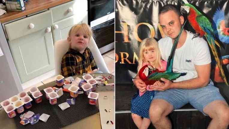 10分で18個のヨーグルトを食べた3歳女児　父親が目を離した隙に（英）