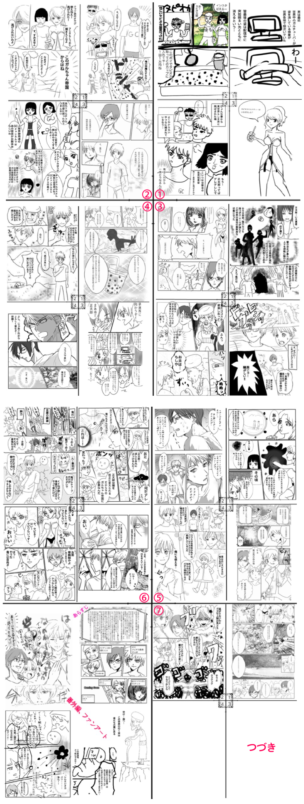【お絵描き】みんなで少年漫画を完成させるトピpart2