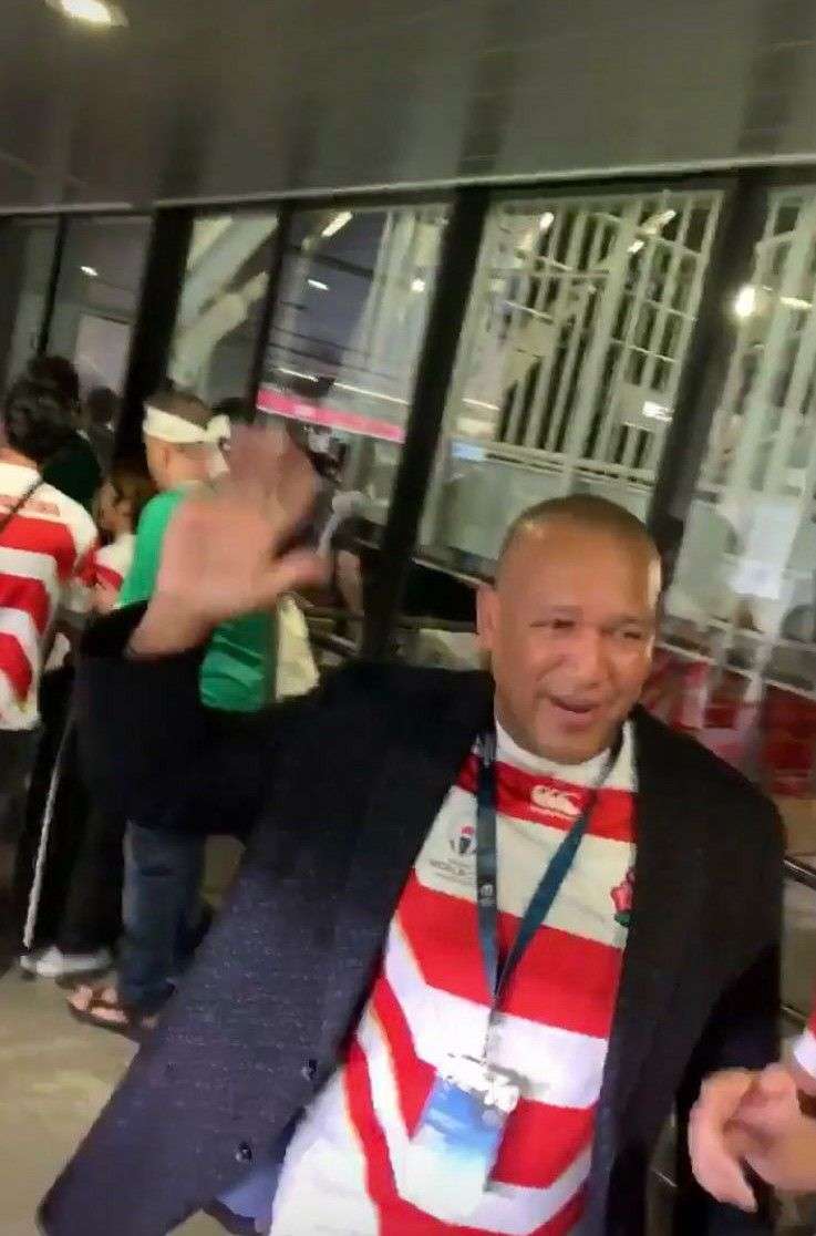 渡辺謙　ラグビーW杯「日本-南ア」客席に…SNSで「野球でなくラグビー見てる」