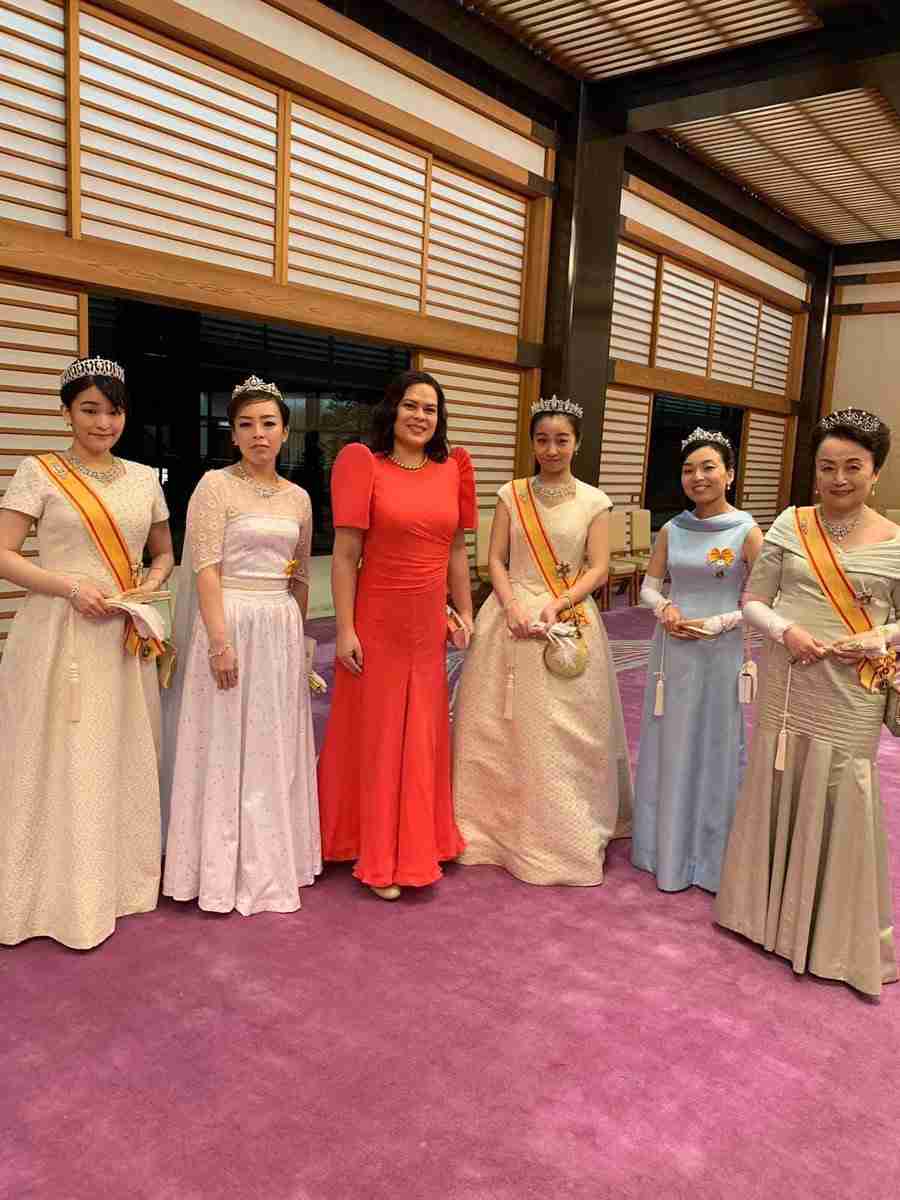 即位の礼に参加されている来賓のファッションを見たい!