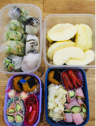 小林礼奈、特製おにぎりのビジュアルに衝撃　「野菜を食べてほしくて…」