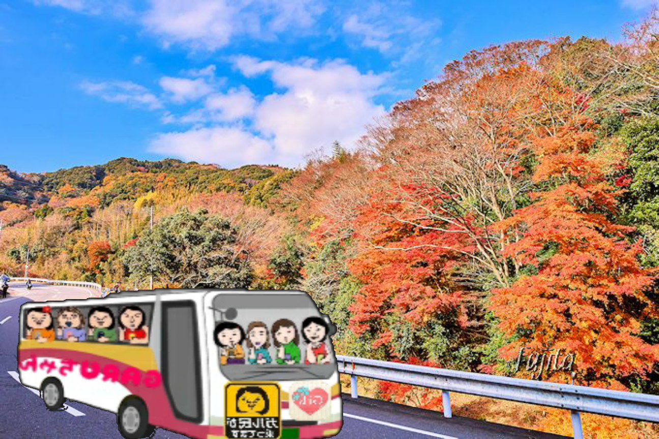 【画像コラージュ&コメント】ガルちゃん路線バス乗り継ぎの旅!