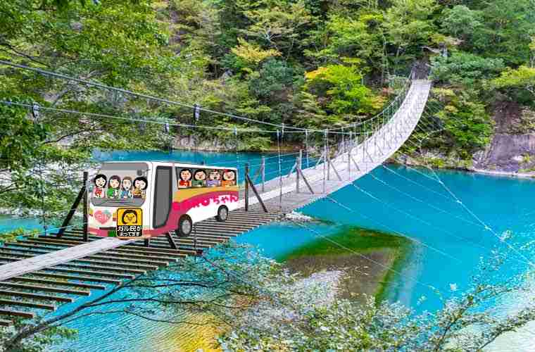 【画像コラージュ&コメント】ガルちゃん路線バス乗り継ぎの旅!