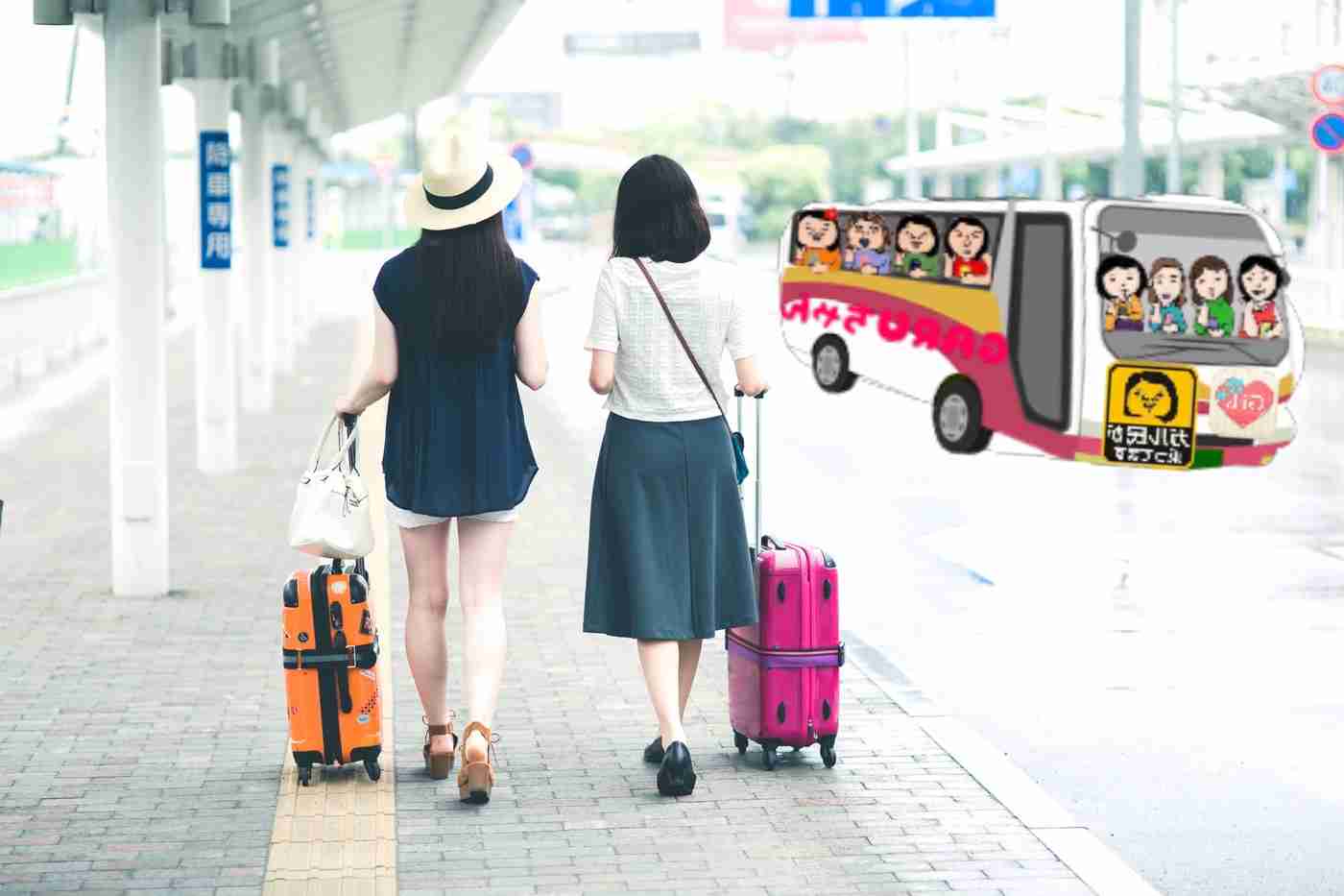 【画像コラージュ&コメント】ガルちゃん路線バス乗り継ぎの旅!
