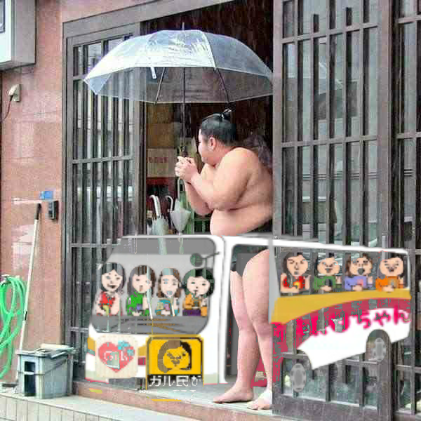 【画像コラージュ&コメント】ガルちゃん路線バス乗り継ぎの旅!