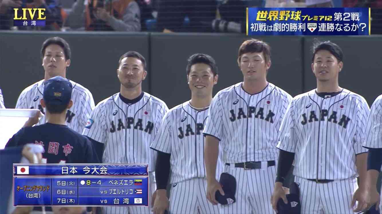【実況・感想】世界野球プレミア12 開幕戦「日本 vs プエルトリコ」