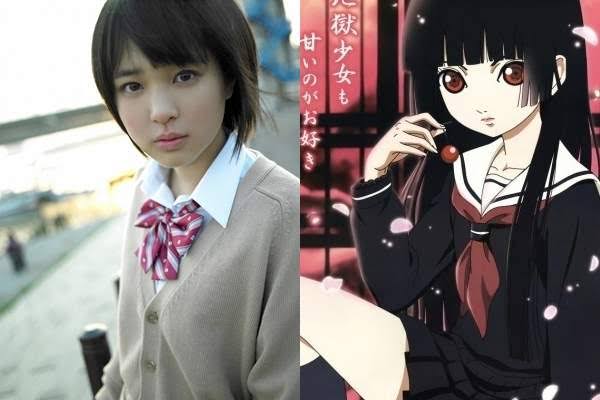 「地獄少女」アニメ×実写のコラボ映像公開、2人の閻魔あいが「いっぺん死んでみる?」