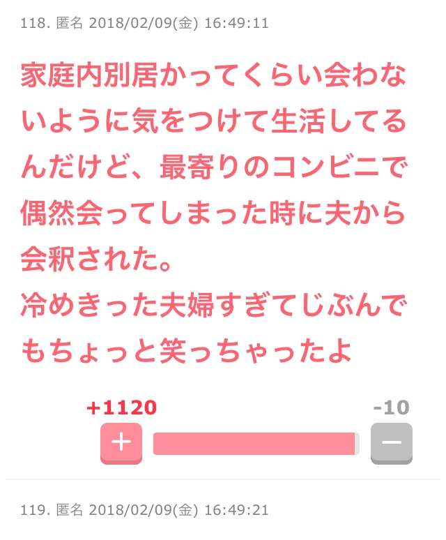 冷めきった夫婦にしかわからないことpart9