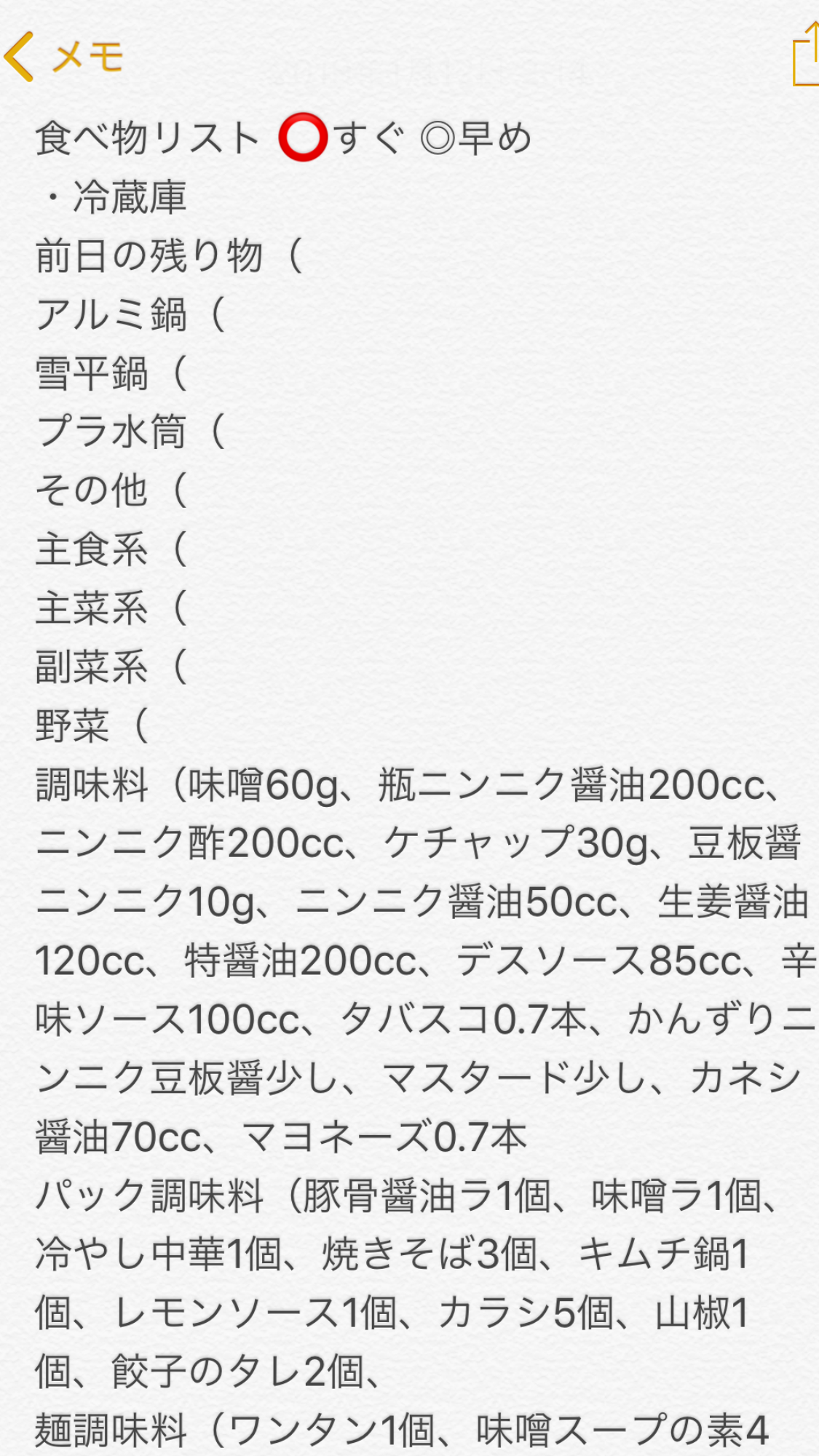 【求む主婦の知恵】冷蔵庫整理術