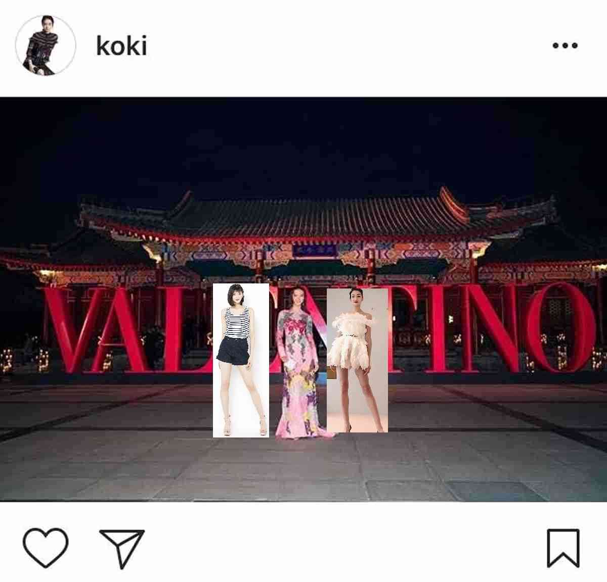 Koki, 艶やかなロングドレス姿を公開「ウットリするぐらい美しい」「ステキ」の声