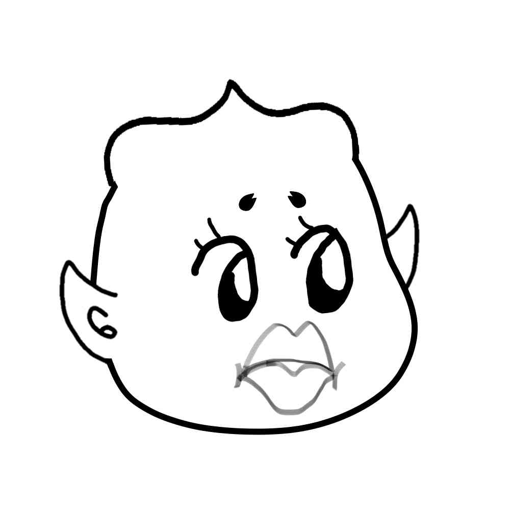 【お絵かき】顔のパーツを描いて選んで組み立てる遊びPart2