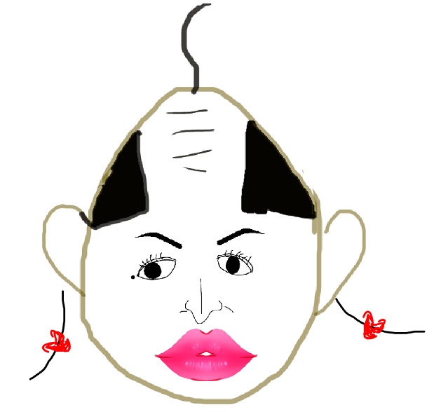 【お絵かき】顔のパーツを描いて選んで組み立てる遊びPart2