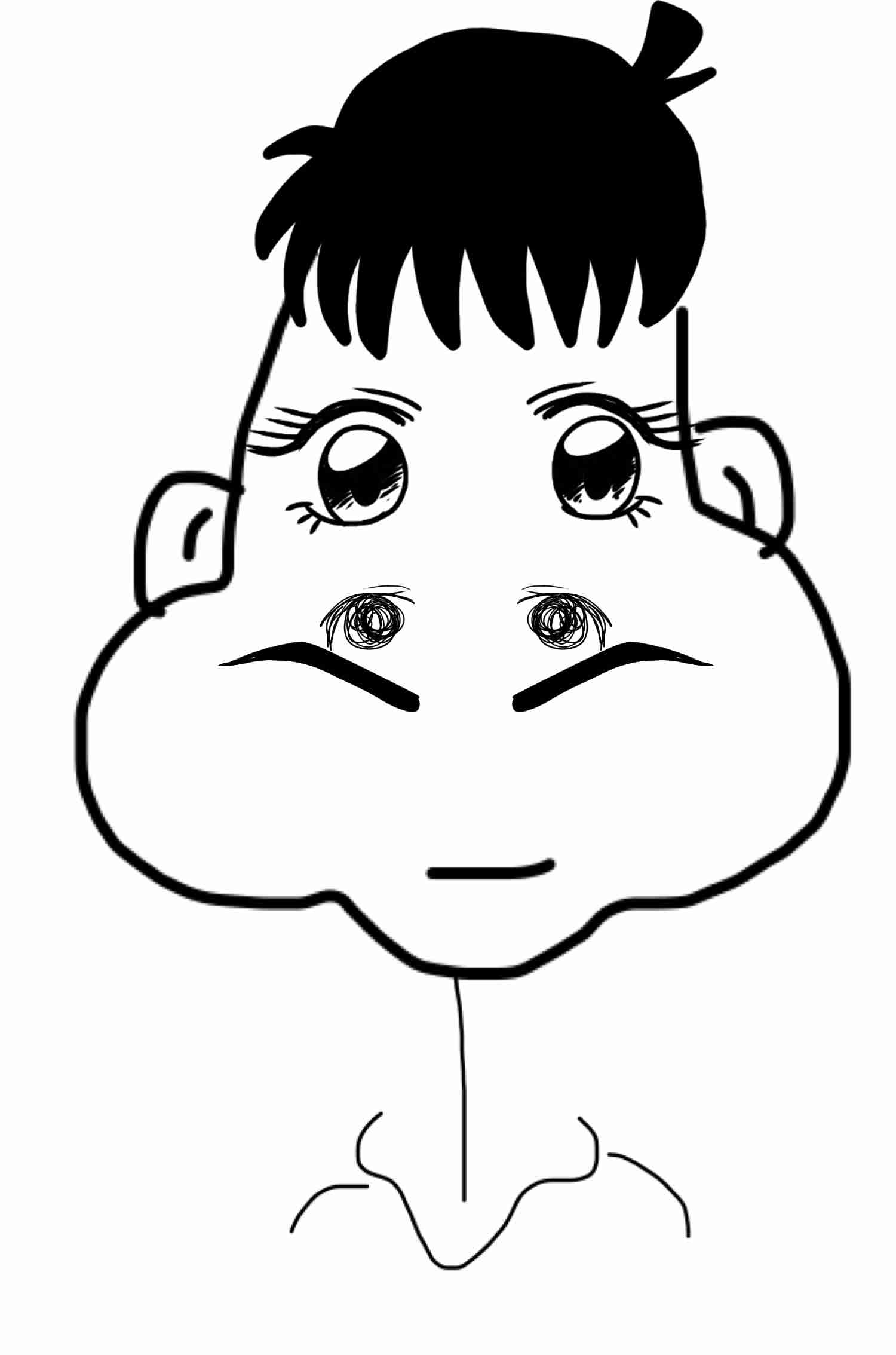 【お絵かき】顔のパーツを描いて選んで組み立てる遊びPart2