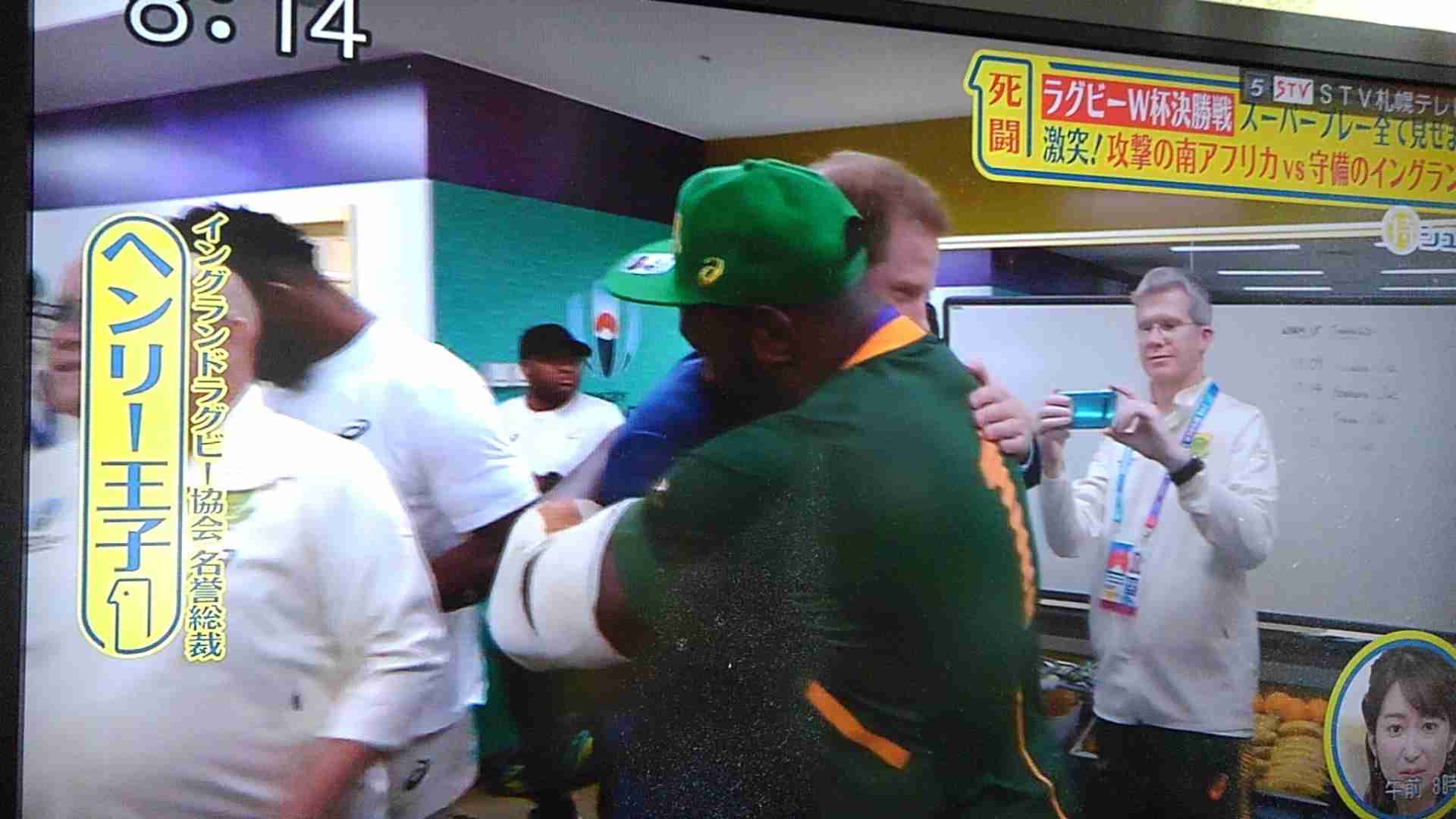【ラグビーW杯】イングランド選手が表彰式で