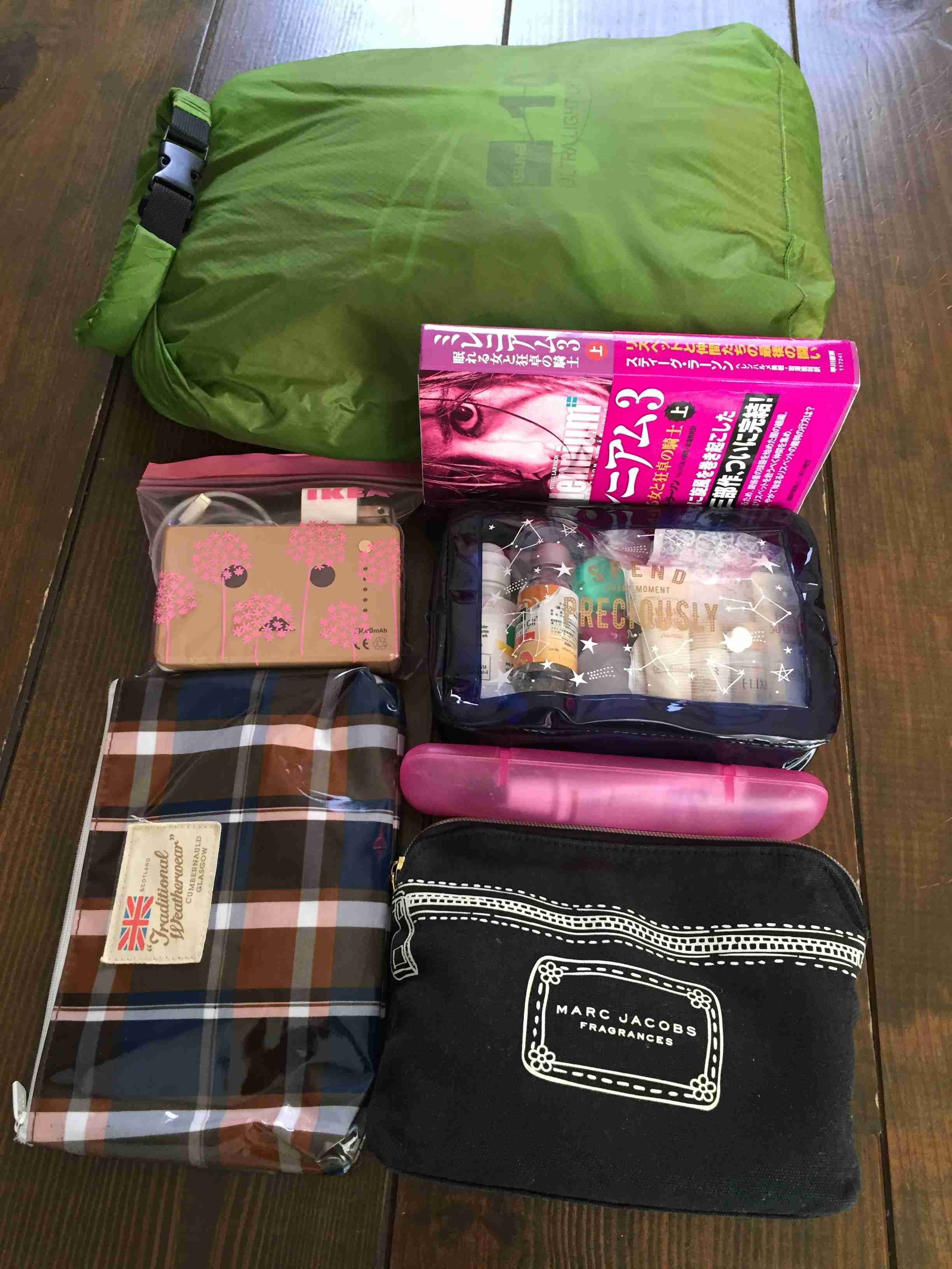 旅行の荷物を少なくする方法