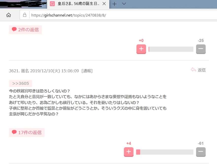 上皇后さま、血混じる嘔吐も　ストレス原因か、経過観察　宮内庁
