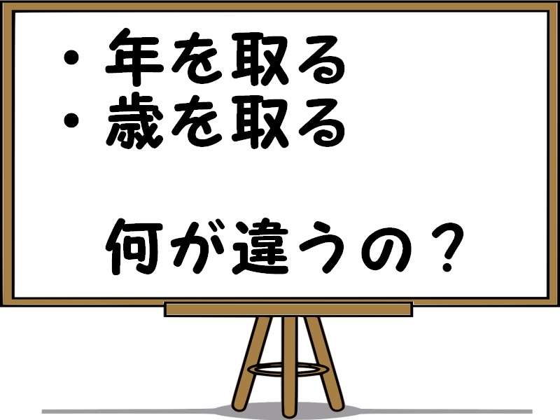 歳をとるのが怖い人