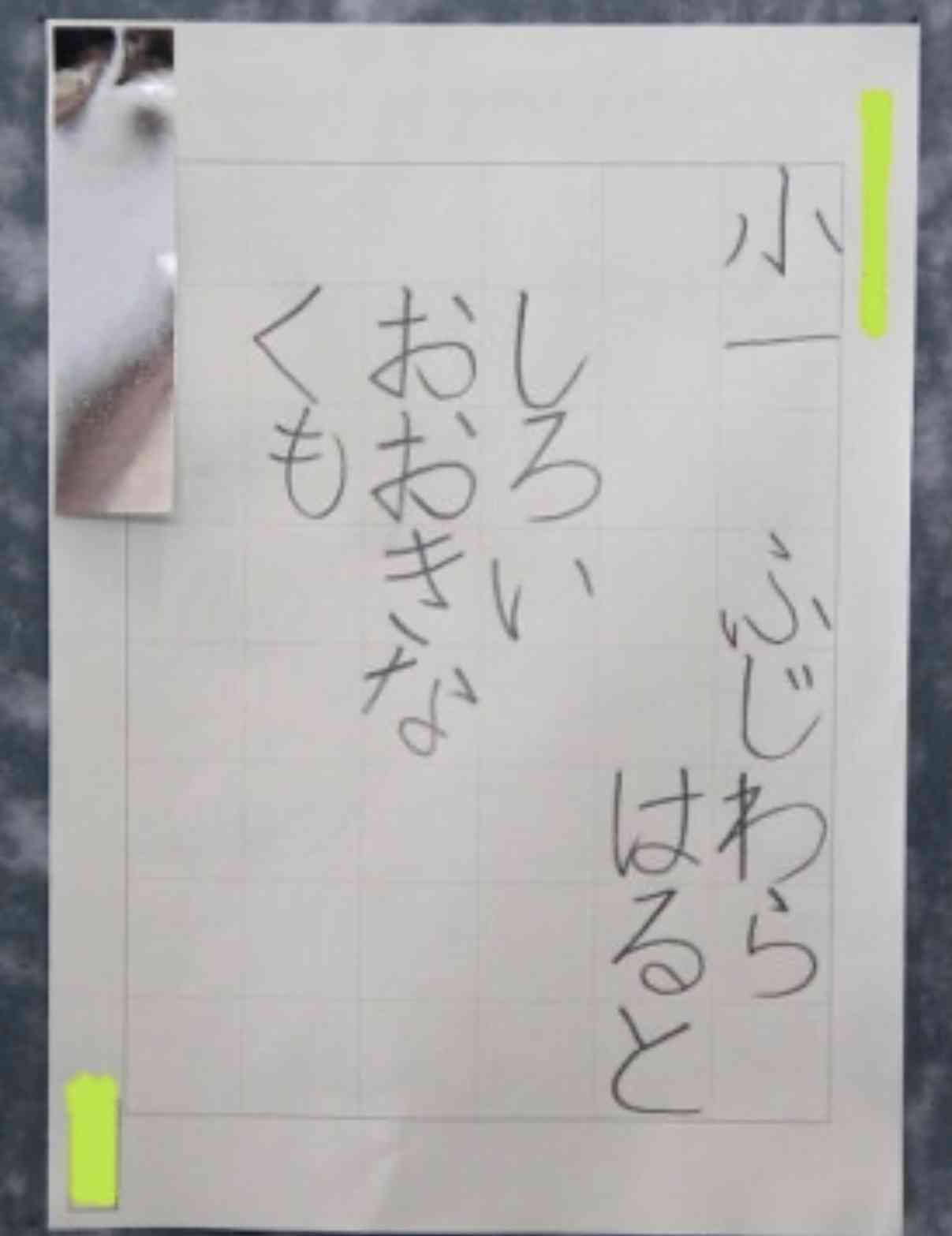 小倉優子、小1息子がサンタに宛てた手紙　「達筆ぶり」に注目集まる