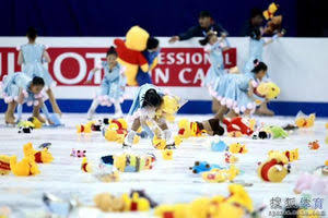 羽生プーさんシャワー禁止　預かり所の段ボール満杯
