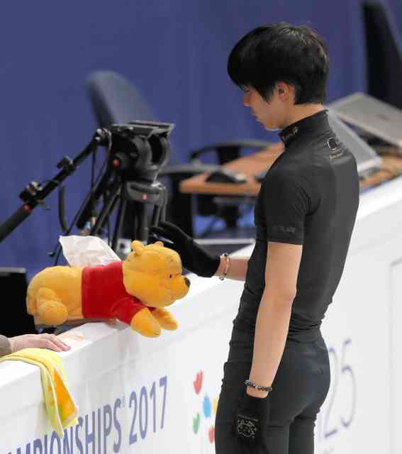 羽生プーさんシャワー禁止　預かり所の段ボール満杯