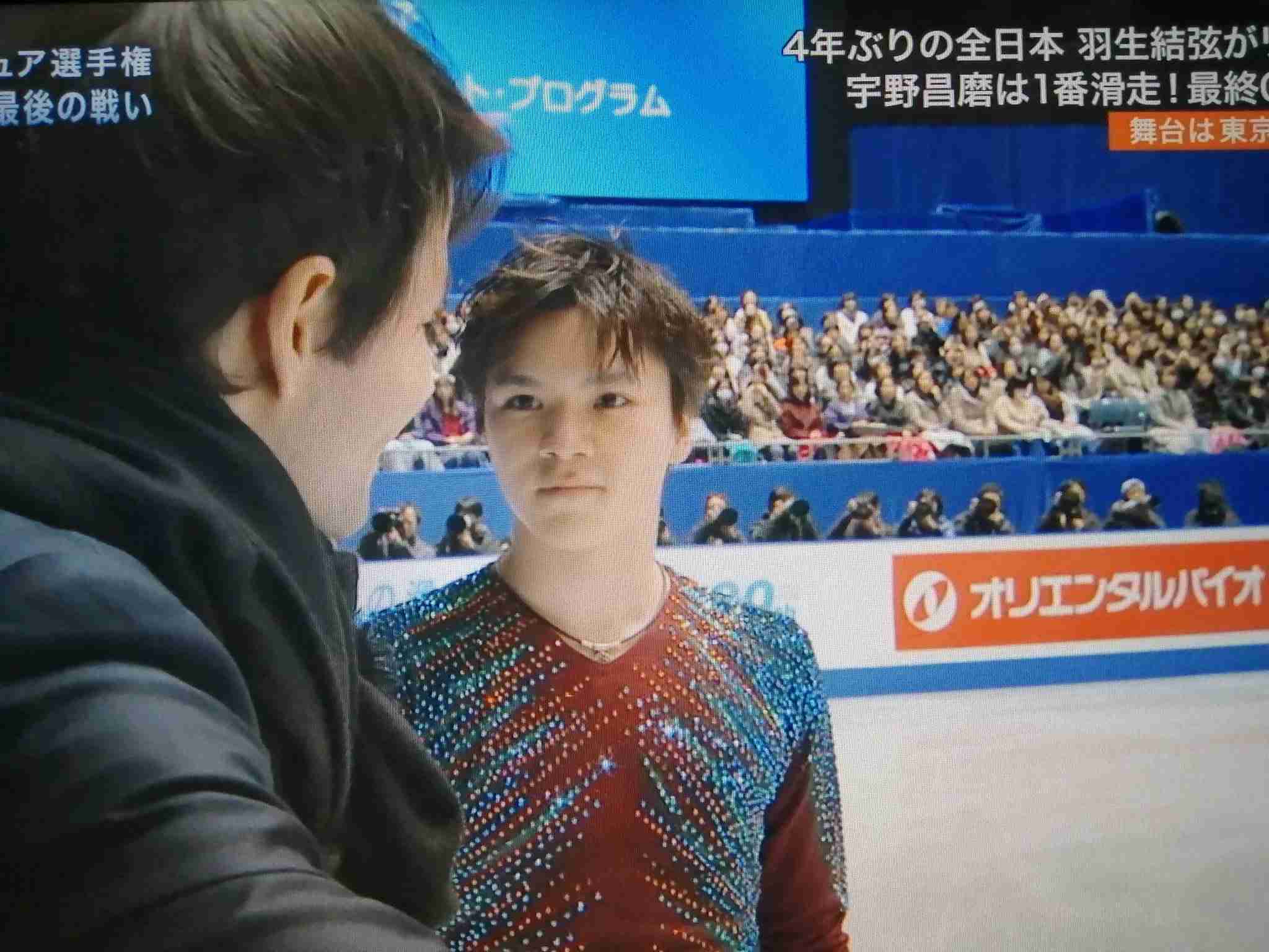 宇野昌磨が逆転で4連覇、羽生結弦ジャンプでミス続発まさか2位