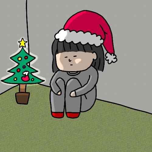 クリスマスの切なくなる画像