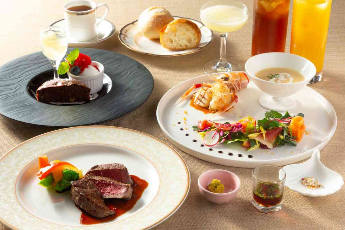 結婚式場でのランチ