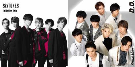 SixTONES vs Snow Manデビューシングル、発売3日でミリオン突破【オリコンランキング】