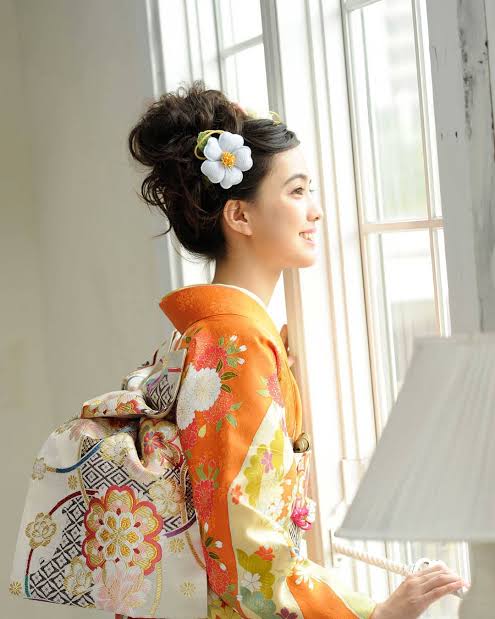 和服を着るときのヘアメイク