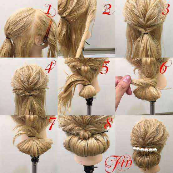 和服を着るときのヘアメイク