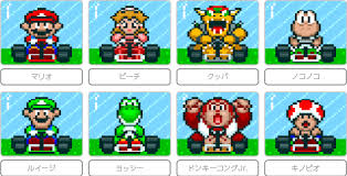 マリオカートでよく使うキャラクター