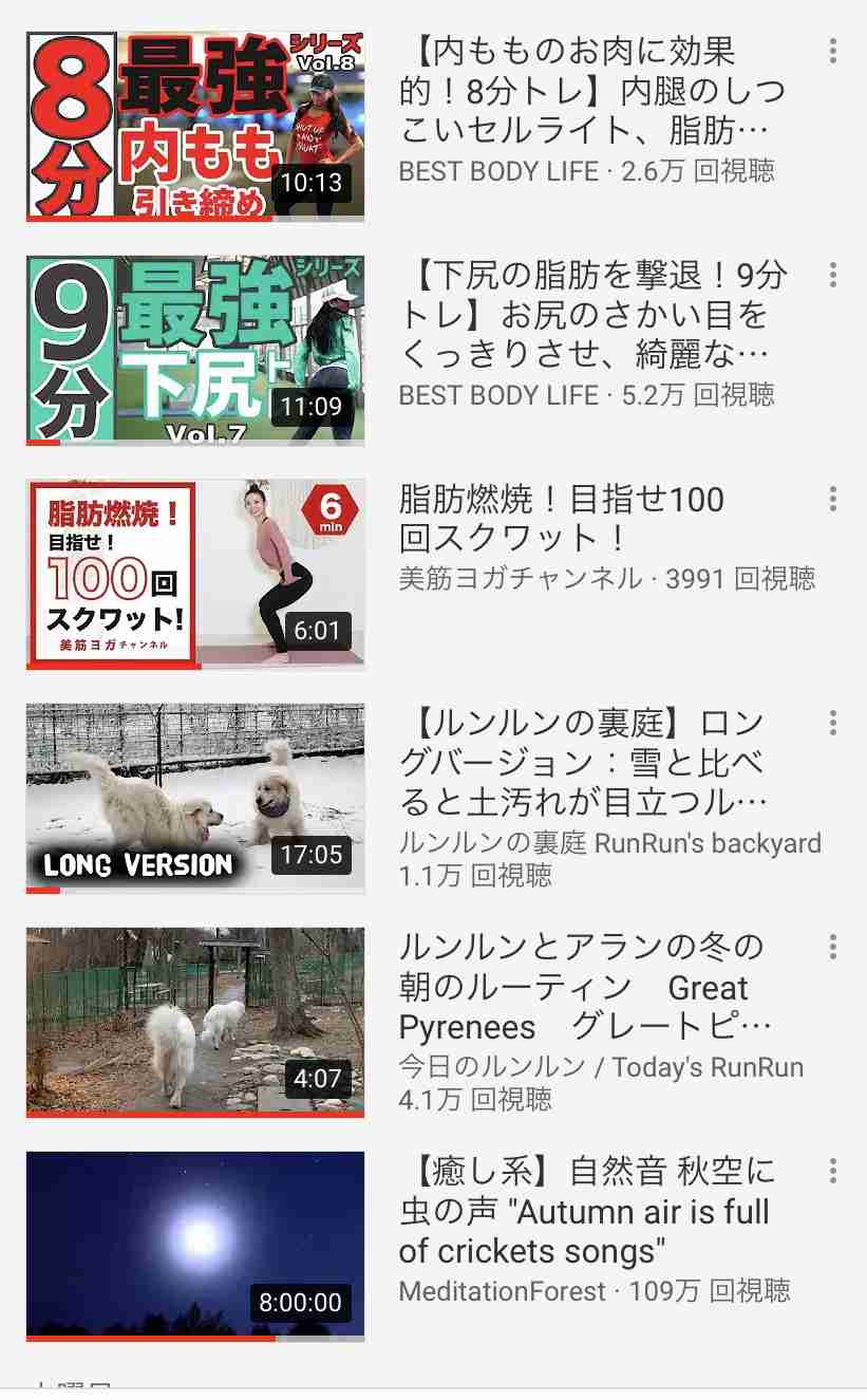 Youtubeの視聴履歴を見せ合おう！